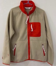 Aigle 男裝女卡其色fleece外套-S