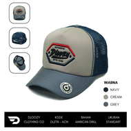 Topi Pria Original Asli Distro Proshop Dewasa Terbaru Trucker Jaring Dloozy Official DLZTR-ACN