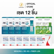(เซ็ต 12 กล่อง) RE-XS + Wegora + Fiber Liin รีเอ็กซ์เอส + วีโกรา เพนแคป + ไฟเบอร์ลิน Dr.KhongKwan B