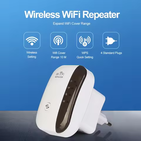 Wireless WiFi Repeater 300Mbps WiFi Extender Amplifier Booster Router 802.11N WPS Long Range Wireles