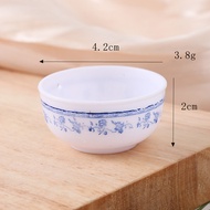 【Thriving】 5pcs Miniature Bowl Dish Bowl Fruit Bowl Salad Bowl Soup Plate Doll House Kitchen Dinning