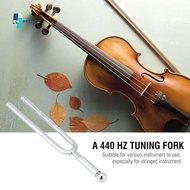 QUANTUMSKY 440Hz Tuning Fork, A Tone 440 Hz Stainless Steel Guitar Tuner, Violin Tuner Hammer Tunnin
