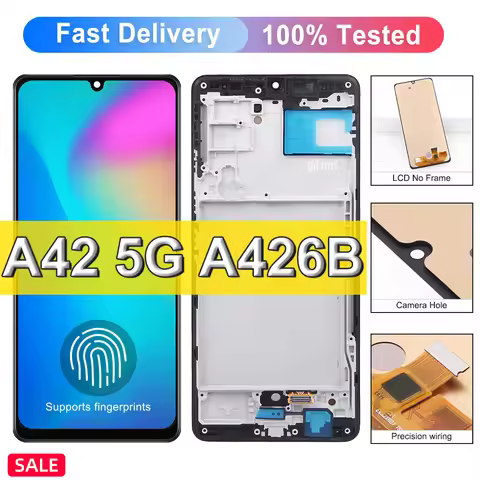OLED For Samsung Galaxy A42 5G LCD Display SM-A426B A426U Touch Screen Replacement Digitizer For Sam