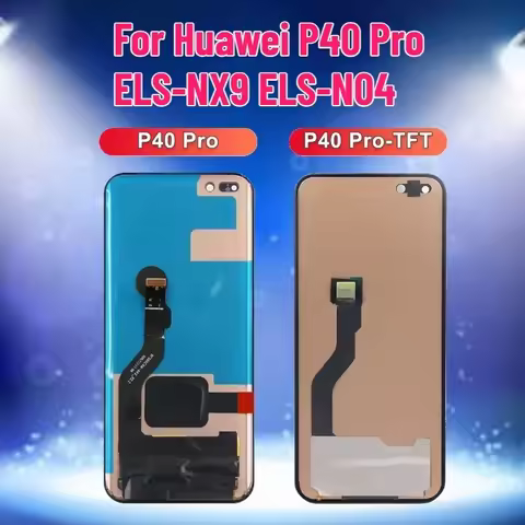 TFT DIsplay for Huawei P40 Pro ELS-NX9 ELS-N04 LCD Display Touch Screen Digitizer Assembly Replaceme