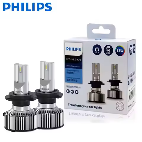 Philips H7 Ultinon Essential G2 LED 12/24V 20W PX26d High Low Beam Car Genuine Bulbs 6500K Super Whi