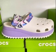 💎鑽石誠信賣家💎 Crocs Classic clog EVA 洞洞鞋拖鞋 白紫色