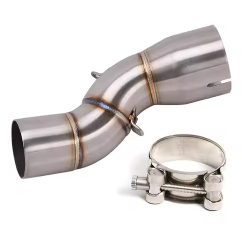 Motorcycle Exhaust Escape System Middle Link Pipe Tube Muffler Slip On For BMW R1200 R 1200 GS ADV A