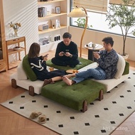 Lazy Sofa Tofu Block Living Room Single Sofa Bed Dual-Use Tatami Sofa Sleeping Foldable Leisure Chair XY8F