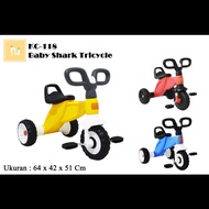 Sepeda Anak Roda Tiga Inui Baby Shark Tricycle KC-118