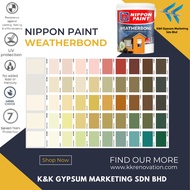 18 LITER WEATHERBOND NIPPON PAINT 18L , CAT RUMAH NIPPON PAINT