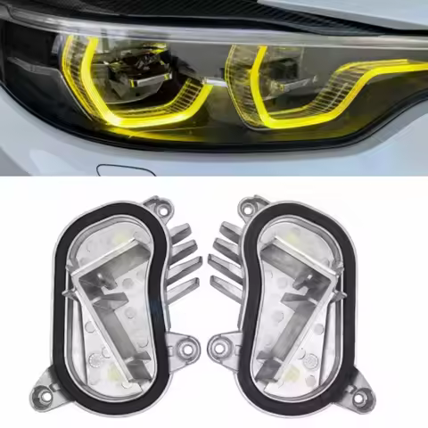 Yellow DRL For 2018 2019 BMW 420i 430i 440i M3 M4 Angel Eyes DRL Adaptive LED Module F80 F82 F83 M3 