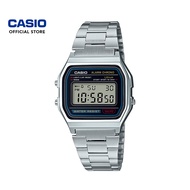 CASIO GENERAL A158WA Unisex Vintage Digital Watch Stainless Steel Band
