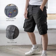 CELANA PENDEK CARGO PRIA DEWASA PINGGANG RIB KARET DISTRO TERBARU DAN TERMURAH