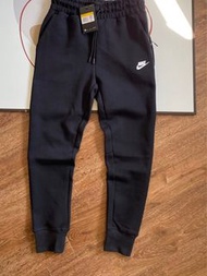 外國預訂 女款 Nike logo 拼摺 拉鍊口袋 束腳款長褲