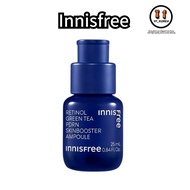 Innisfree Retinol Green Tea PDRN Skin Booster Ampoule (PDRN, Glow, Pores) 25ml