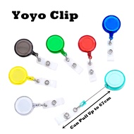 Yoyo Clip | Yoyo Name Badge Clip | Yoyo Retractable ID Holder Clip | Yoyo Round Clip Yoyo Tag Round 
