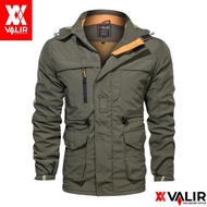 Valir Budies - Jaket Pria bahan Waterproof Anti Air Taslan Tebal Premi