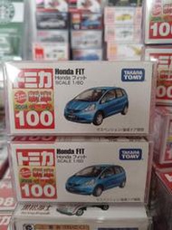 TOMICA NO.100絕版量產HONDA FIT 新車貼