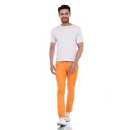 HIPSTER Celana Chino Panjang Pria Orange / Royal Gold