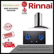 Rinnai RH-C209-GCR Chimney Hood + Rinnai RB-72G 2 Burner Built-in Hob *BUNDLE DEAL - FREE DELIVERY