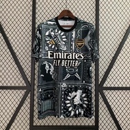 【S-4XL】24-25 Arsenal Graffiti Board  Suit  kit  Football Jersey Sports Men  Fans Version