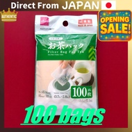 DAISO Green Tea Filter bag (100 pieces) From Japan AAA