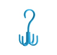 GANTUNGAN 4 KAIT SERBAGUNA / GANTUNGAN LEMARI PUTAR 360 DERAJAT / HANGER PAKAIAN SEPATU TAS 4 KAIT