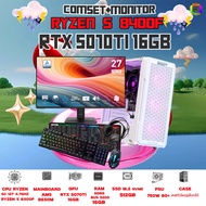 SETCOM+MONITOR BONMECOM2 ครบเซ็ตพร้อมจอ / CPU AMD AM5 RYZEN 5 8400F / RTX 5070 TI  16GB / Case เลือก