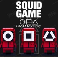 DIY Squid Game Action Figures Building Blocks Squid Game Man Doll