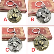 Thor Weapons Medal Keychain (Rotateable) - Mjolnir - Stormbreaker