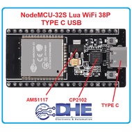 Nodemcu ESP32 ESP WROOM 32 38P, TYPE C USB