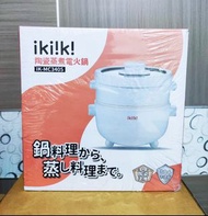 【伊崎 ikiiki】陶瓷蒸煮電火鍋/煎炒鍋/萬用料鍋/料理鍋/美食鍋 IK-MC3405
