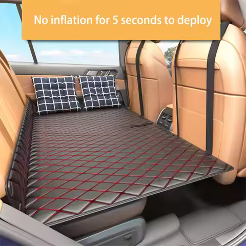 Portable Car Camping Mattress Portable SUV Mattress Car Camping Mattress Back Seat,Car Travel Campin