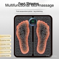Pengurut Kaki EMS Elektrik Pengecasan USB Pad Urut Titik Akupuntur Kaki Mini Pengurut Serviks Pengur