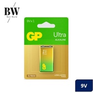 GP ULTRA PLUS ALKALINE BATTERY 9V