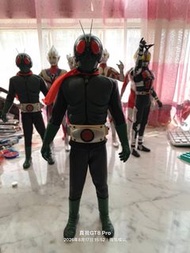 日版假面騎士櫻島一號 rah皮套可動人偶 新換的皮套 東西如圖所示二手物品售出不