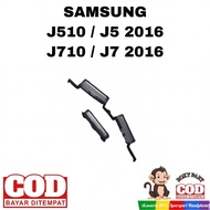 TOMBOL External On Off Volume Button Samsung Galaxy J510 J710 J5 2016 j7 2016 Original