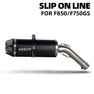 F900GS Exhaust Muffler For BMW F750 F800 F850 F900 F750GS F800GS F850GS F850ADV F900ADV 2018-2026 Mo