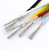 【❂Hot On Sale❂】 fka5 Silicone Wire And Cable Glass Fiber Heat-Resistant 300 掳 C High Temperature 0 3mm 0.5mm 0 75mm 1 0mm 1 5mm 2 5mm 4mm 5mm 6mm