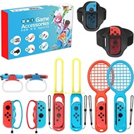 Switch Sports Accessories - 10 In 1 Party Pack Accessories Bundle For Nintendo Switch Joy-con Controller Skyward Sword Switch