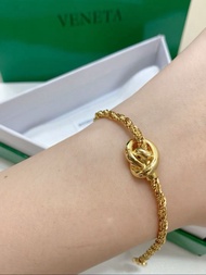Bottega Veneta outlet bracelet 金色扭繩 手鍊