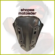 ☑ ✈ 🅷 (rinj carbon)Nmax v2 Carbon console v2 hydrotip visor pannel Nmax v2 Front Cover
