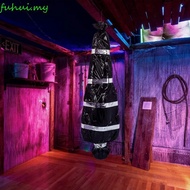 FUHUI Hanging Corpse, Inflatable Scary Dead Victim Props, Corpse Prop Black Large Fake Corpse Hallow