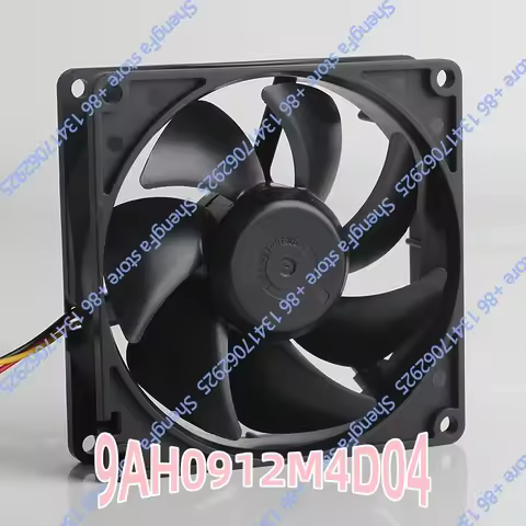 New Sanyo 9AH0912M4D04 9025 90X90X25MM 9CM 5V 24V 48V DC12V 0.08A double-ball super quiet fan