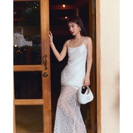 Fabrique.co-Aurelia Set Women's Fashion Shirt + Long Skirt Party Dress Baju Set Seluar Blouse Korean