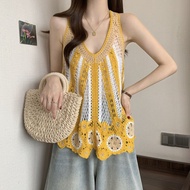 Áo dây ba lỗ áo khoét xếp chồng Bohemian Mới Mùa Hè 2025 hợp thời trang