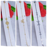 Anti-Rust Titanium Gemstone Bracelet Jewelry Wanita 5168