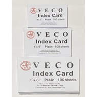 Index Card Plain 5x8, 4x6, 3x5 10pcs