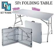 KT WARE 2.5x 5 FEET Folding table  GARDEN  TABLE bazzar  meja lipat heavy DUTY BANQUET TABLE OUTDOOR