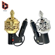 blesiya Car  Electric Scent Furnace Vehicle Aroma Diffuser  Metal   Suitable for Personal Use Car Ac